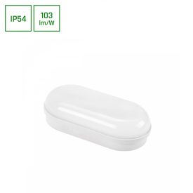   LED Lámpa, Fehér, Ovális, TECHNIK LAMP, 8W, 4000K, 820lm, IP54, 157x80x46 [mm], 17000h, 120°, 230V