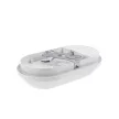 LED Lámpa, Fehér, Ovális, Mozgásérzékelővel,TECHNIK LAMP, 20W, 4000K, 2100/2300lm, IP54, 270x145x75 [mm], 17000h, 120°, 230V