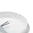 LED Lámpa, Fehér, Ovális, Mozgásérzékelővel,TECHNIK LAMP, 20W, 4000K, 2100/2300lm, IP54, 270x145x75 [mm], 17000h, 120°, 230V