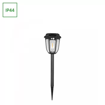   Spectrum LED Szolár Leszúrható lámpa, 1W, 2700K, 3,7V, IP44, 117x107x500 (355 mm leszúró) mm, Solara Rustica