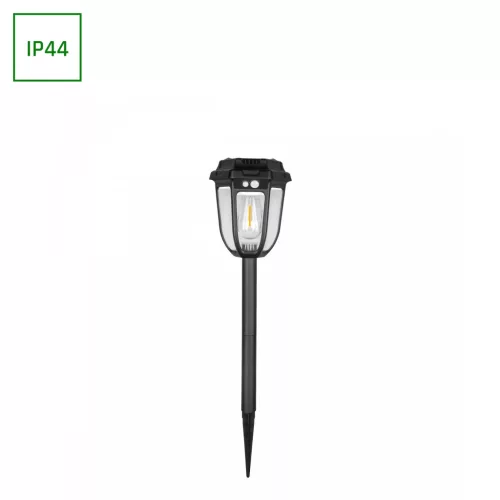 Spectrum LED Szolár Leszúrható lámpa, 1W, 2700K, 3,7V, IP44, 117x107x500 (355 mm leszúró) mm, Solara Rustica