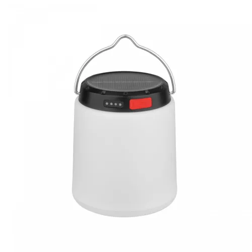 Spectrum LED Szolár Kemping lámpa, Tölthető, 800mAh, 3,7 V, 3000K, 200lm, IP20, 89X103 mm, Lumina Tubo