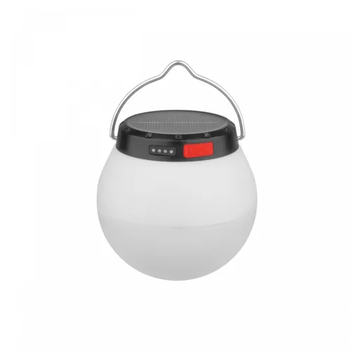 Spectrum LED Szolár Kemping lámpa, Tölthető, 800mAh, 3,7 V, 3000K, 200lm, IP20,  98x95 mm, Lumina Orb