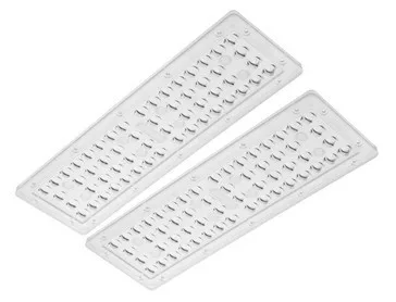 Lencse a LED-es TEKSAS nagyméretű lámpatestekhez, sugárzási szög 60°x60°