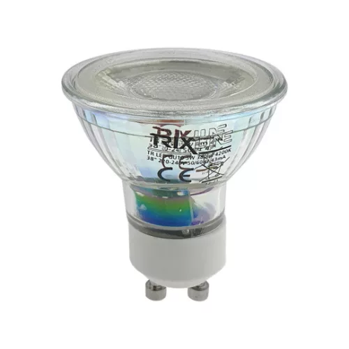TRX LED fényforrás,  GU10 , 5W, 4200K, 380lm glass
