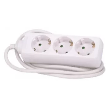 Trixline Hosszabbító 3 aljzat, SCHUKO, 1,5M