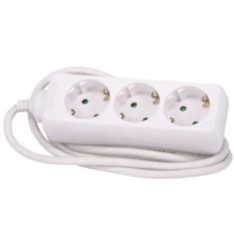 Trixline Hosszabbító 3 aljzat, SCHUKO, 1,5M