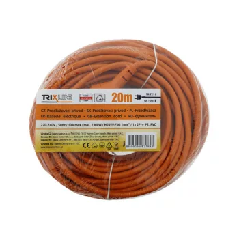 Trixline Hosszabbító, 16A, 1,5mm2, 20 m