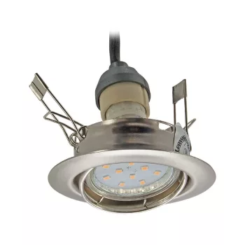   Vivalux LED beépíthető, mozgatható lámpatest, 5W, GU10, 3000K, matt nikkel, Arlo