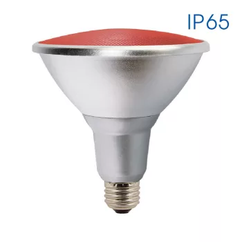 SILVER LED PAR38 15W E27 RED
