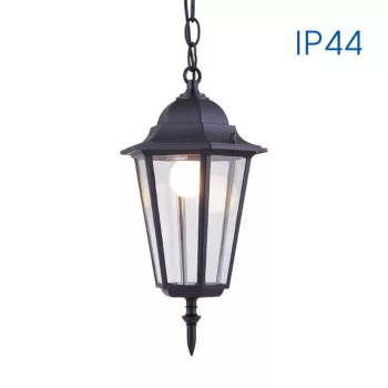  Kerti lámpa; 230V; E27; IP44; 150x150x1090mm; felületre szerelhető; max 1x60W; nem tartalmaz fényforrást; aluminum