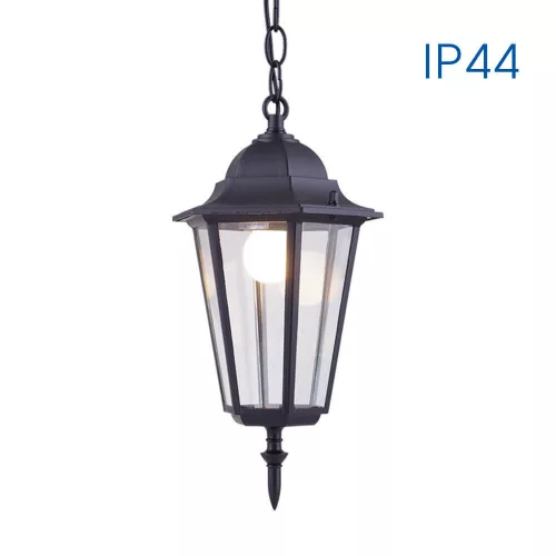 Kerti lámpa; 230V; E27; IP44; 150x150x1090mm; felületre szerelhető; max 1x60W; nem tartalmaz fényforrást; aluminum