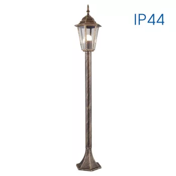   Vivalux Kerti Álló lámpa, E27, max. 60W, IP44, 230V, 150X150X1060mm, antik