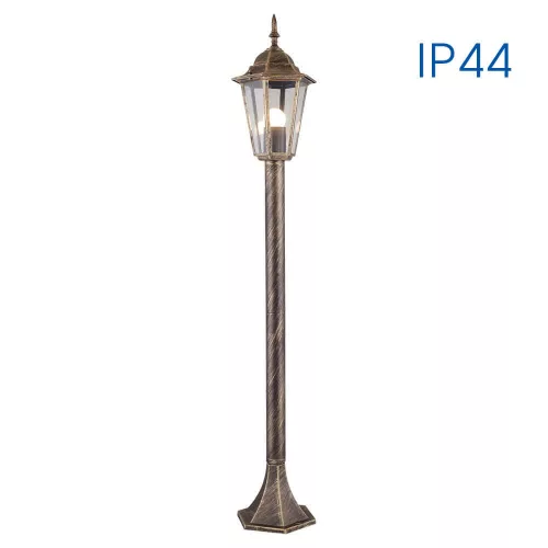 Vivalux Kerti Álló lámpa, E27, max. 60W, IP44, 230V, 150X150X1060mm, antik