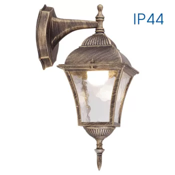   Vivalux LED lámpa, anik sárgaréz, E27, IP44, max. 1x60W, Sofia