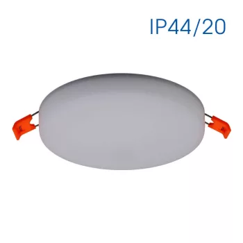   Vivalux LED panel, 18W, 4000K, 1800lm, 230V, IP44/20, süllyesztett, kerek, Rondo