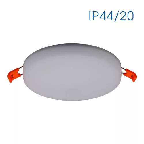 Vivalux LED panel, 18W, 4000K, 1800lm, 230V, IP44/20, süllyesztett, kerek, Rondo