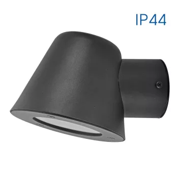   Vivalux LED homlokzati lámpa, 1xGU10, fekete, IP44, 4000K, OSAKAVA