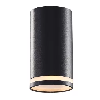   Vivalux mennyezeti lámpa, henger alakú, GU10, max 35W, IP20, 230V, Ø55x100mm, fekete, King