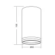 Vivalux mennyezeti lámpa, henger alakú, GU10, max 35W, IP20, 230V, Ø55x100mm, fekete, King
