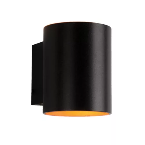 Vivalux LED fali lámpa, kerek, IP20, G9,fekete+arany, ADEL