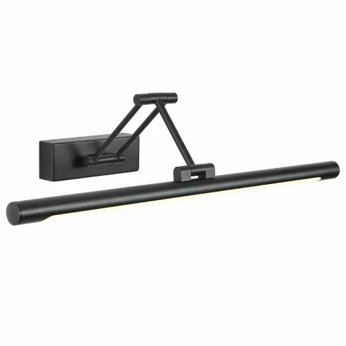 Vivalux LED fürdőszobai lámpa, 9W, 4000K, 540lm, 230V, IP20, fekete, Rimini