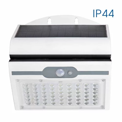 Vivalux Szolár Led reflektor, oldalfali, mozgásérzékelővel, 4W, 300lm, IP44, 4000K, Fehér, Fold