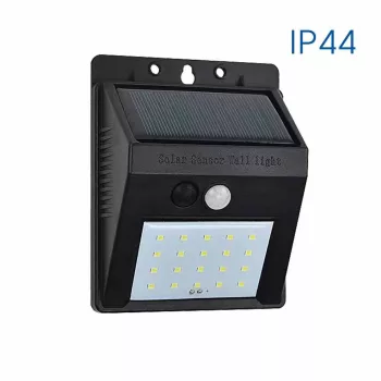   Vivalux Szolár  Led reflektor,  mozgásérzékelővel, ∙ 0,5W ∙ 110LM ∙ 4000K ∙ IP44, Fekete, PIN.