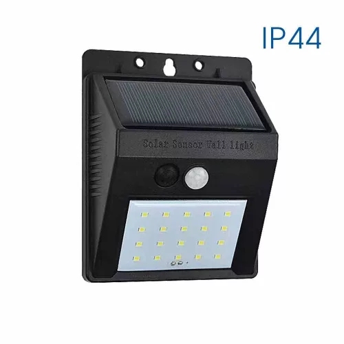 Vivalux Szolár  Led reflektor,  mozgásérzékelővel, ∙ 0,5W ∙ 110LM ∙ 4000K ∙ IP44, Fekete, PIN.