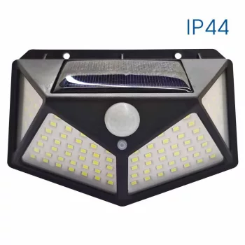   Vivalux Szolár  Led reflektor,  mozgásérzékelővel, ∙ 0,7W ∙ 150LM ∙ 4000K ∙ IP44, Fekete, VAST.