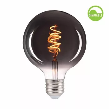   Vivalux Filament dimmelhető LED fényforrás, 4W, E27, 1800K, 100lm, 230V, GFS95, Smoke