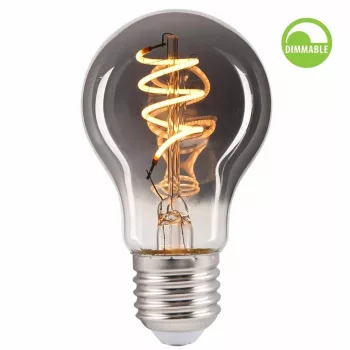   Vivalux Filament dimmelhető LED fényforrás, 4W, E27, 1800K, 100lm, 230V, AFS60, Smoke