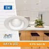   Vivalux beépthető Spot, Állítható fej, 5W, CCT kapcsoló, 3-6400K, fehér, RAYA