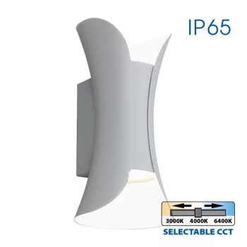   Vivalux LED oldalfali lámpa, 10W, 3000-6400K, CCT, IP65, fehér, Boston