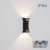   Vivalux LED oldalfali lámpa, 10W, 3000-6400K, CCT, IP65, fekete, Boston