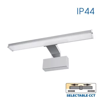   Vivalux LED tükörmegvilágító, 8W, IP44, 3000-4000K, 640lm, CCT, króm, Armi