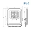 Vivalux reflektor napelemmel HECTOR Szolár LED, 200W, 6400K, 1300lm, IP65, 2 év garancia, Nyalábszög 120º, ABS fekete 