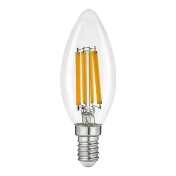   Vivalux Led Premium Filament fényforrás, E14, BF35, 7W, 960lm, 3000K, 230V, 360°, Ø35x100mm, átlátszó, Gyertya, 5 ÉV GARANCIA