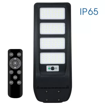  Vivalux Szolár LED lámpatest, 150W, 6400K, 2300lm, IP65, 2 év garancia, Nyalábszög 100º,   ABS fekete , REX