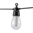 Vivalux Led Szolár Lámpafüzér távirányítóval, RGB+W (3000K), IP44, 8 m, 10 lámpa, Fiesta