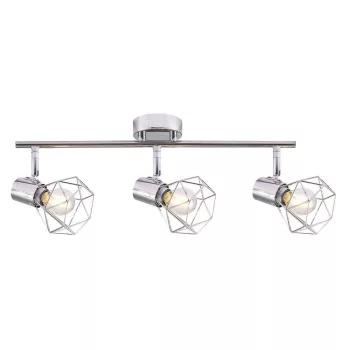   Vivalux Oldalfali lámpa, 3XE14, Max. 3X7W, IP20, 230V, 			480x100x190mm, Króm, Aneke
