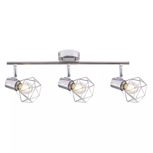 Vivalux Oldalfali lámpa, 3XE14, Max. 3X7W, IP20, 230V, 			480x100x190mm, Króm, Aneke