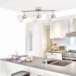 Vivalux Oldalfali lámpa, 3XE14, Max. 3X7W, IP20, 230V, 			480x100x190mm, Króm, Aneke