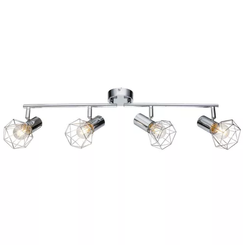 Vivalux Oldalfali lámpa, 4XE14, Max. 4X7W, IP20, 230V, 			480x100x190mm, Króm, Aneke