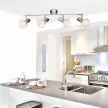 Vivalux Oldalfali lámpa, 4XE14, Max. 4X7W, IP20, 230V, 			480x100x190mm, Króm, Aneke