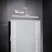 Vivalux LED fürdőszobai lámpa, 9W, 4000K, 540lm, 230V, IP20, króm, Rimini