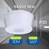   Vivalux Infravörös mozgásérzékelő, SR36, IP20, 300 méter hatótávolság, max. 2000W, Ø103x54mm, Range