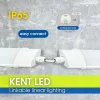   Vivalux LED Lámpatest, sorolható 45W, 4000K, 3825lm, IP65, 1465x78x38mm, Kent