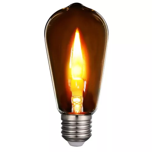 Vivalux LED fényforrás, láng hatással, E27, STG57, 0,6W, 20lm, 1800K, Ø57x130mm, Glow