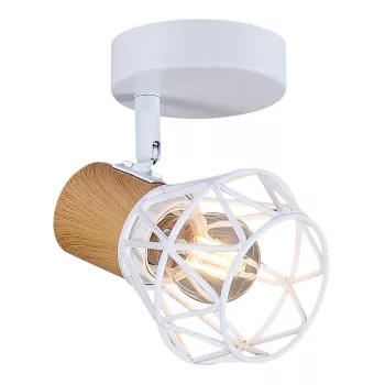   Vivalux Mennyezeti lámpa, 1XE27, max. 1X7W, IP20, 230V, 180x100x135 mm, Fa/Fehér, FRODO
